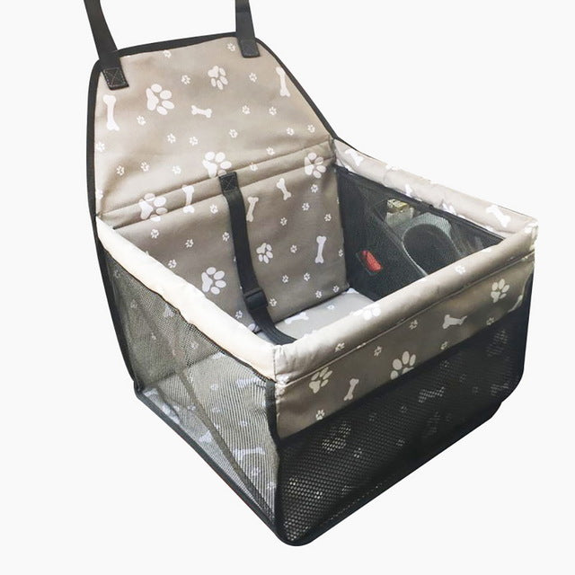 Pet Dog Car Carrier Bag Pad Waterproof Dog Seat Basket Safe Carry Cat Puppy Bag Travel Mesh Hanging Bags Car Seat Cover Fold
