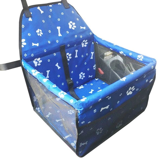 Pet Dog Car Carrier Bag Pad Waterproof Dog Seat Basket Safe Carry Cat Puppy Bag Travel Mesh Hanging Bags Car Seat Cover Fold