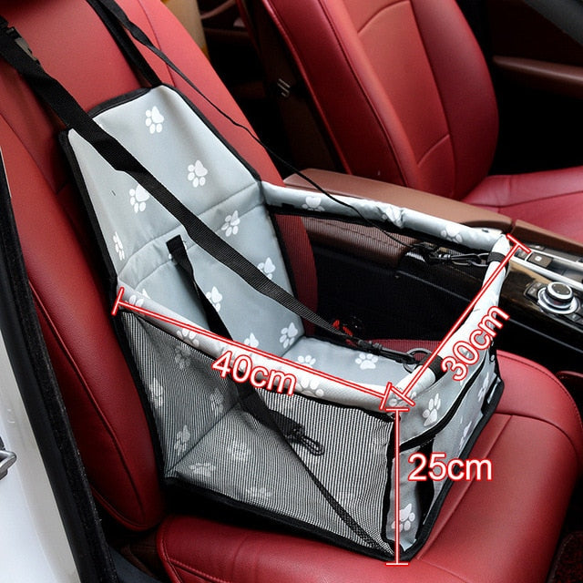 Pet Dog Car Carrier Bag Pad Waterproof Dog Seat Basket Safe Carry Cat Puppy Bag Travel Mesh Hanging Bags Car Seat Cover Fold