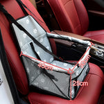 Pet Dog Car Carrier Bag Pad Waterproof Dog Seat Basket Safe Carry Cat Puppy Bag Travel Mesh Hanging Bags Car Seat Cover Fold