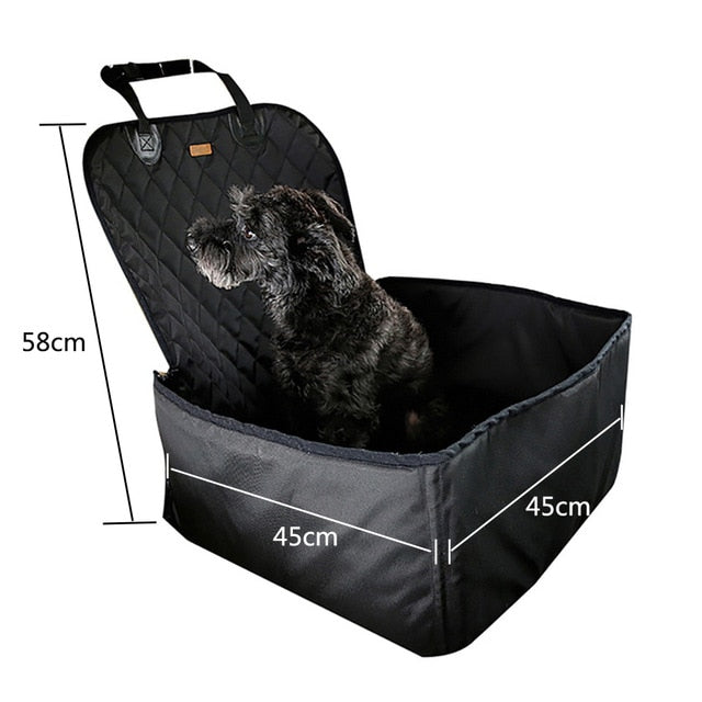 Pet Dog Car Carrier Bag Pad Waterproof Dog Seat Basket Safe Carry Cat Puppy Bag Travel Mesh Hanging Bags Car Seat Cover Fold