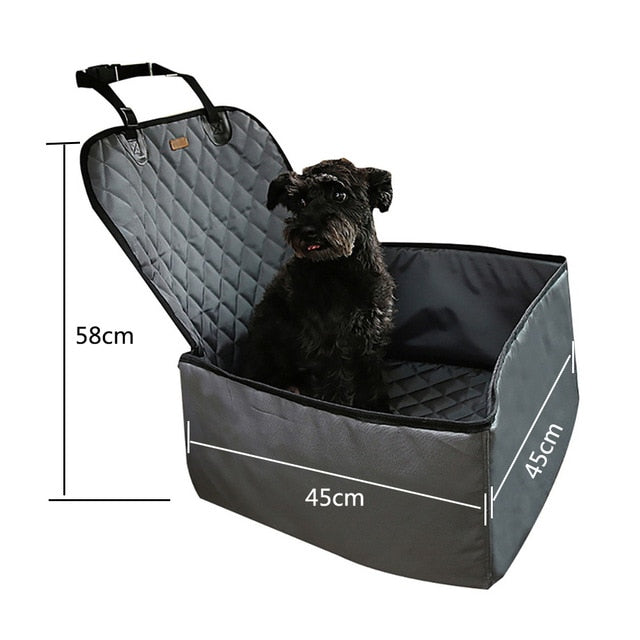 Pet Dog Car Carrier Bag Pad Waterproof Dog Seat Basket Safe Carry Cat Puppy Bag Travel Mesh Hanging Bags Car Seat Cover Fold