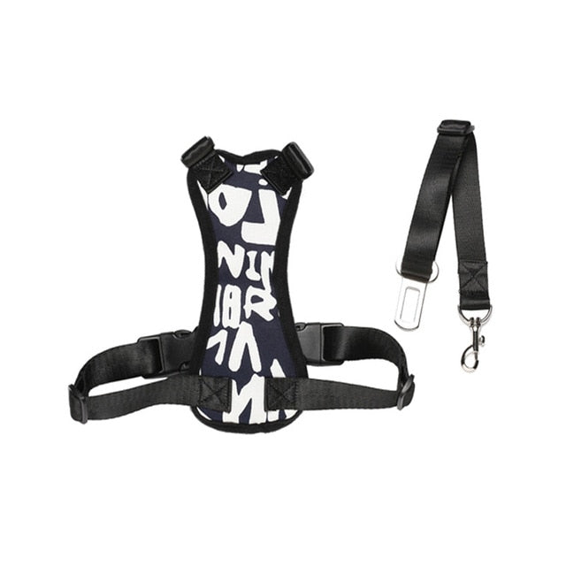 [TAILUP]Auto Dog Car Harness Safety Belt for Small Large Dogs Car Seat Belt Strap Pet Vest Chihuahua Dog Harness Leads py0005