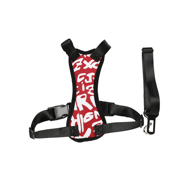[TAILUP]Auto Dog Car Harness Safety Belt for Small Large Dogs Car Seat Belt Strap Pet Vest Chihuahua Dog Harness Leads py0005