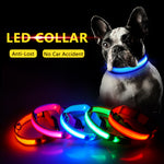 USB Charging Led Dog Collar Anti-Lost/Avoid Car Accident Collar For Dogs Puppies Dog Collars Leads LED Supplies Pet Products